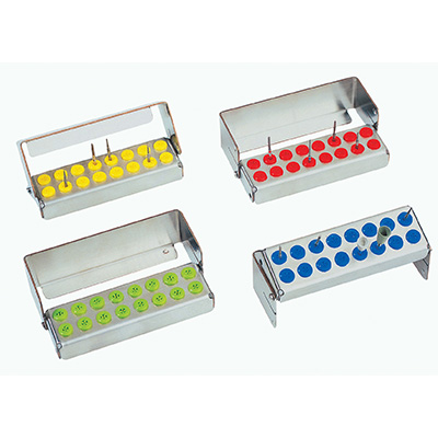 Stojaki na wiertła stomatologiczne do sterylizacji Nichrominox Plug’In