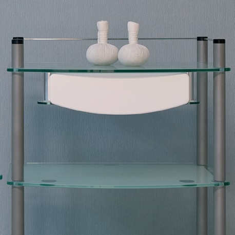 Stoliki kosmetyczne - asystory GHARIENI LAMICA GLASDECOR