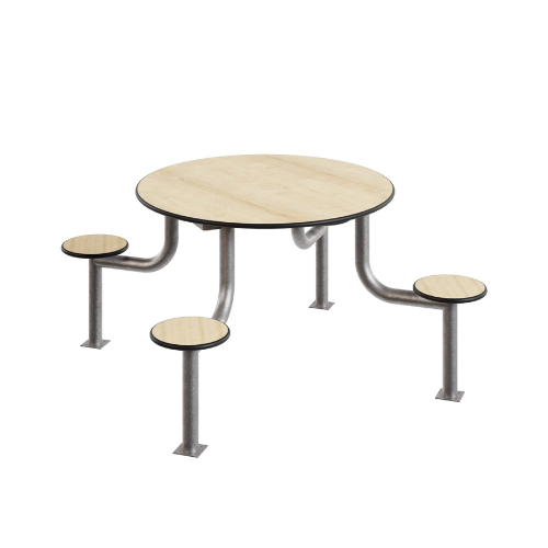 Stoły bezpieczne do psychiatrii Rokmob ze stali nierdzewnej