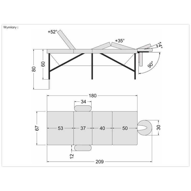 Stoły do masażu MOV Cosmo