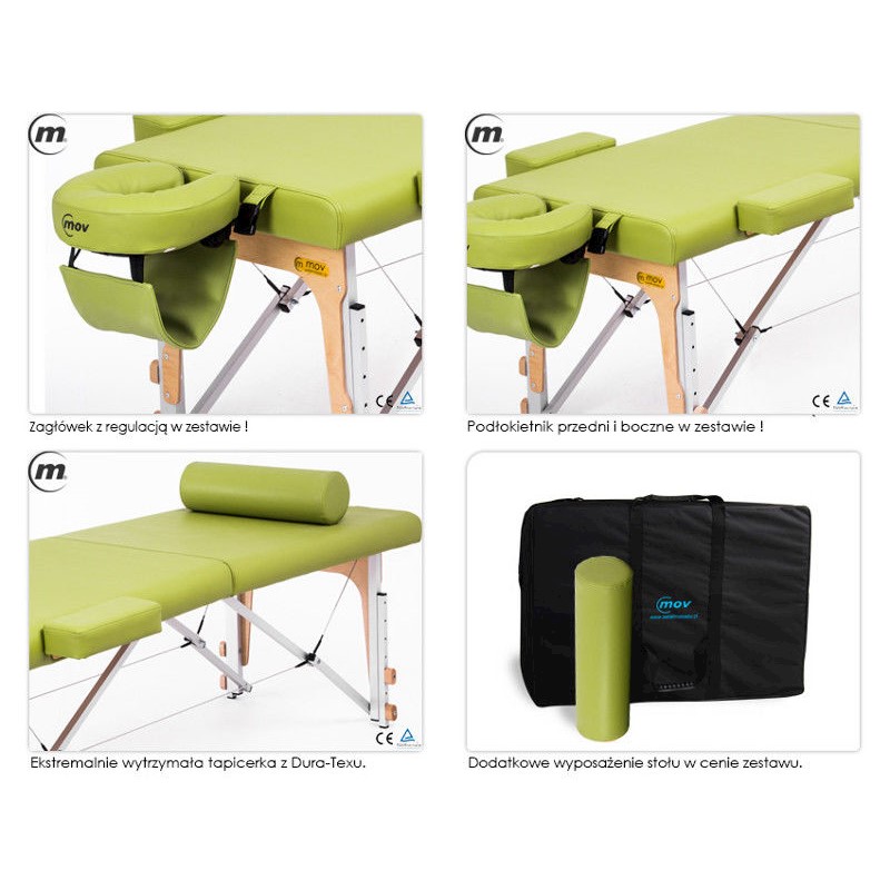 Stoły do masażu MOV Premium Alu