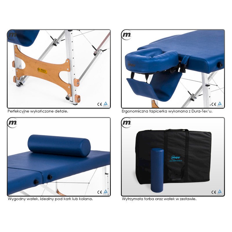 Stoły do masażu MOV Pro-Master Alu