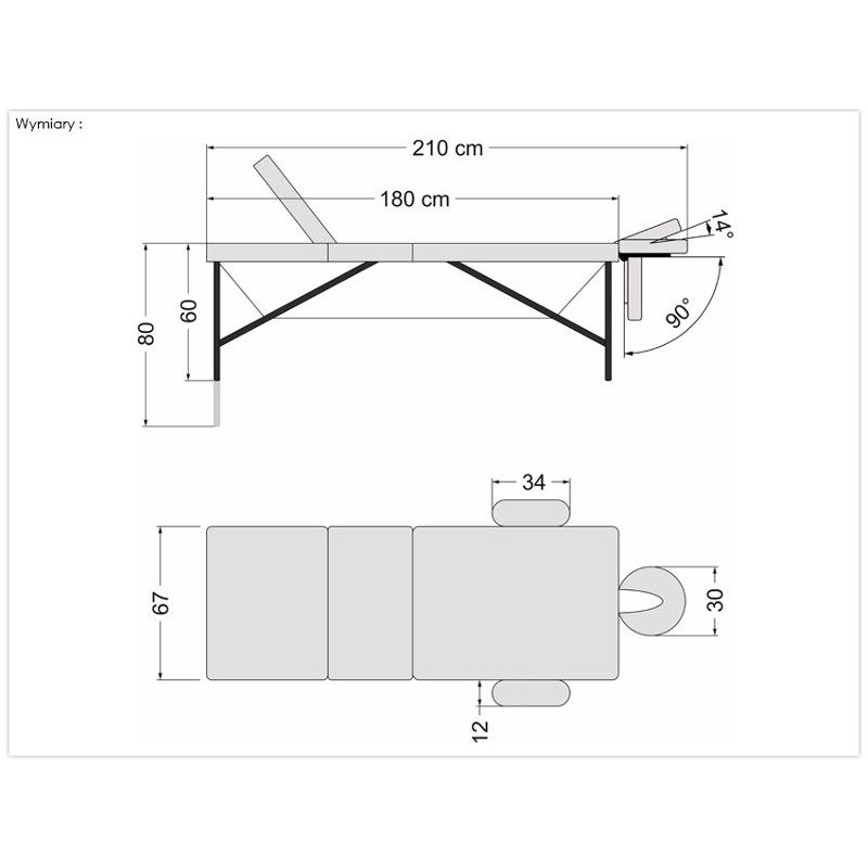 Stoły do masażu MOV Reflex Alu