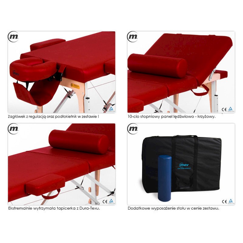 Stoły do masażu MOV Reflex Alu