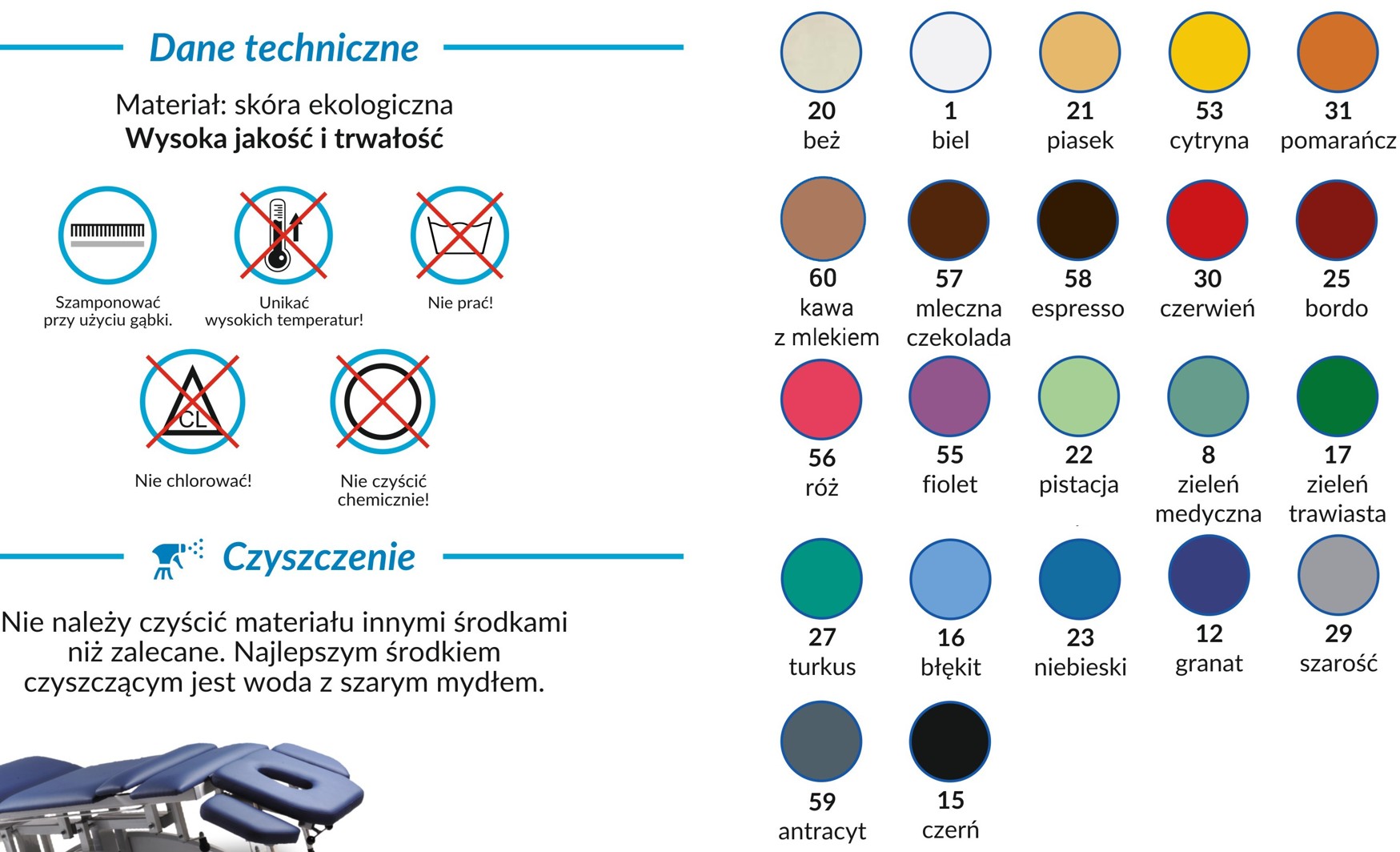 Stoły do masażu TECH-MED SR-3