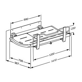Stoły do pielęgnacji niepełnosprawnych - przewijaki Pressalit 3000