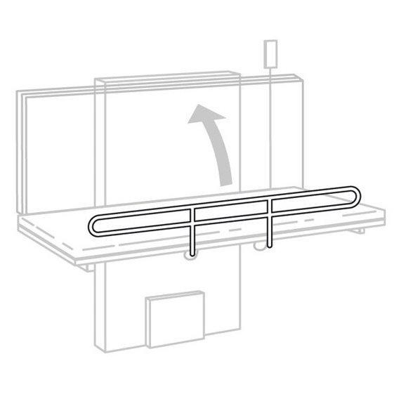 Stoły do pielęgnacji niepełnosprawnych - przewijaki Pressalit R8673000