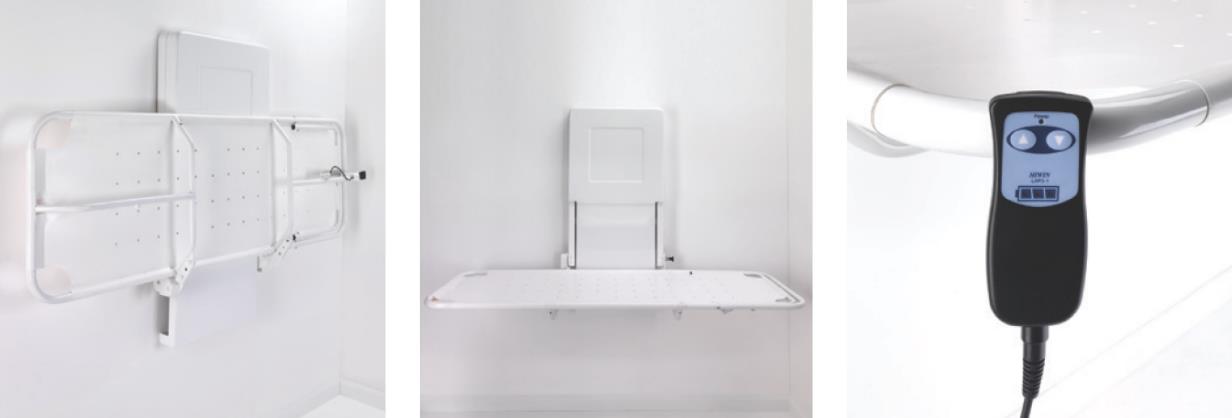 Stoły do pielęgnacji niepełnosprawnych - przewijaki Prism Medical UK 3191, 3194, 3196, 3291, 3294, 3296