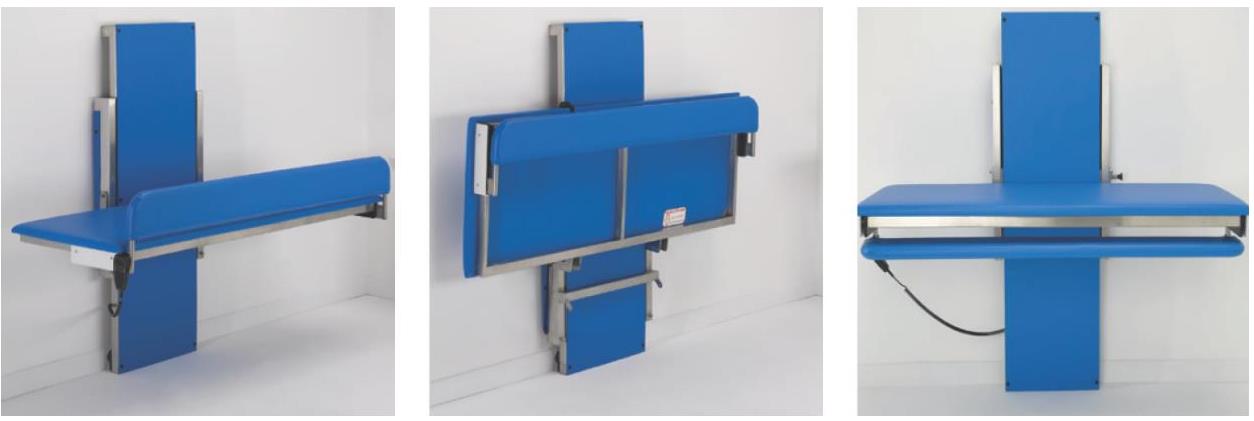 Stoły do pielęgnacji niepełnosprawnych - przewijaki Prism Medical UK Freeway Hi-Riser