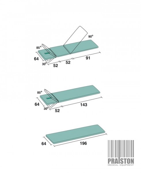 Stoły i leżanki rehabilitacyjne Wesseling ECO-LINE