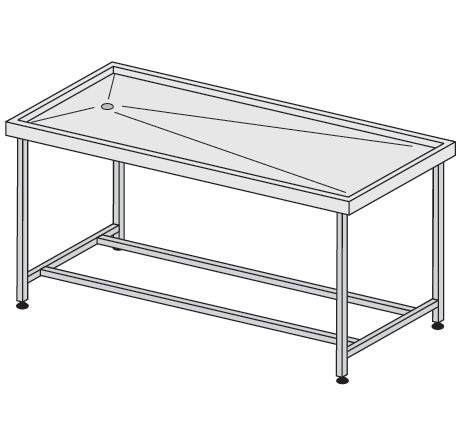 Stoły prosekcyjne TRIBO SK 8601/01