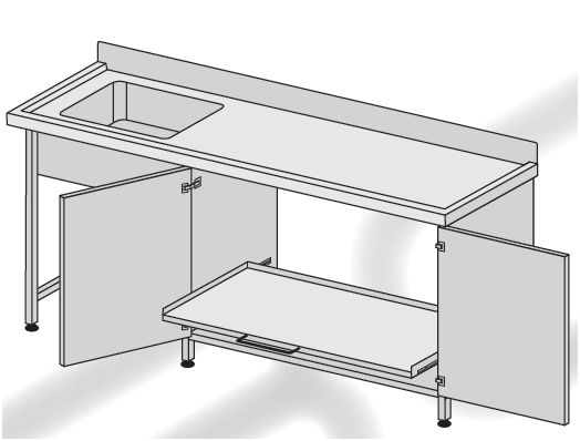 Stoły robocze TRIBO SK 0501/01