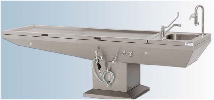 Stoły sekcyjne Pathomed Stół sekcyjny wentylowany