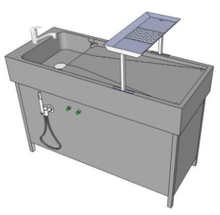 Stoły sekcyjne weterynaryjne Rezon SSR-2.3