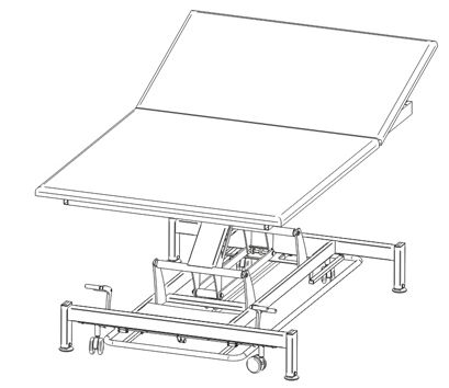 Stoły terapeutyczne Meden-Inmed Terapeuta B-S2.F4