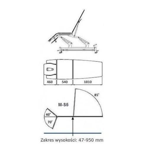 Stoły terapeutyczne Meden-Inmed Terapeuta M-S5.F4