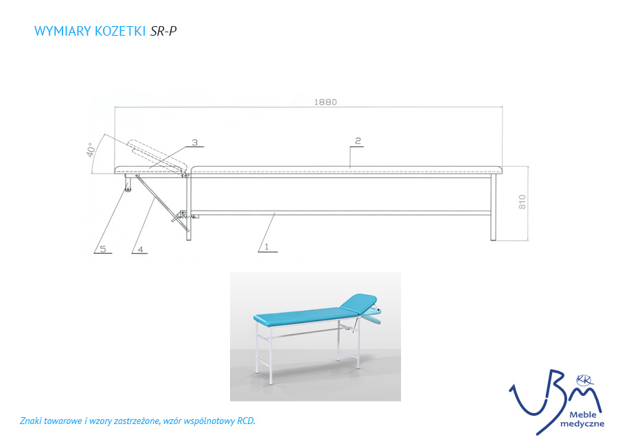 Stoły terapeutyczne U.B.M - KOTASIŃSKA SR-P