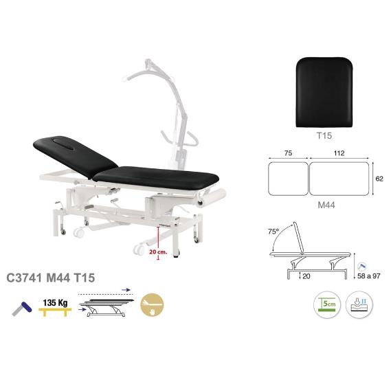 Stoły zabiegowe i do badań ECOPOSTURAL C3741