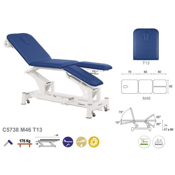 Stoły zabiegowe i do badań ECOPOSTURAL C5738