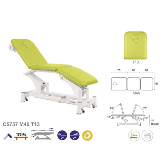 Stoły zabiegowe i do badań ECOPOSTURAL C5757