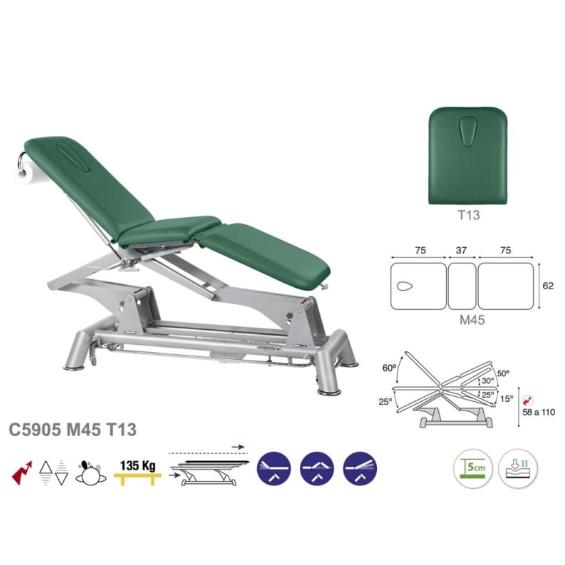 Stoły zabiegowe i do badań ECOPOSTURAL C5905