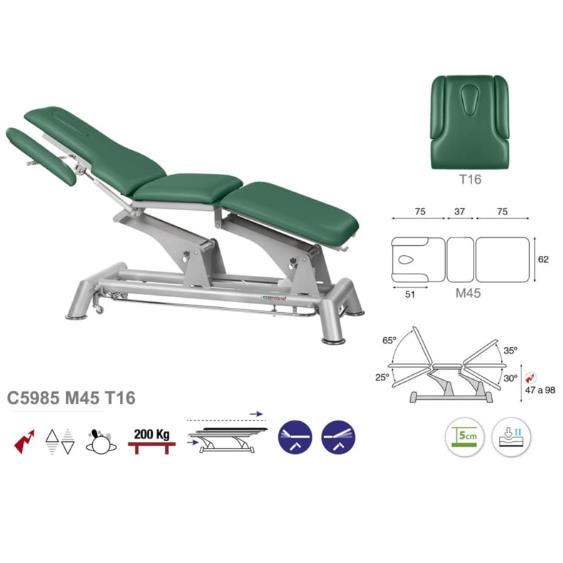 Stoły zabiegowe i do badań ECOPOSTURAL C5985