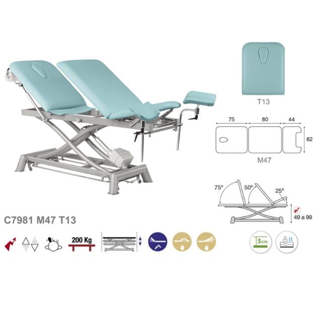 Stoły zabiegowe i do badań ECOPOSTURAL C7981