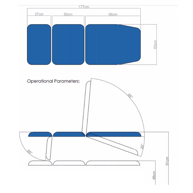Stoły zabiegowe i do badań Medi-Plinth DE03E