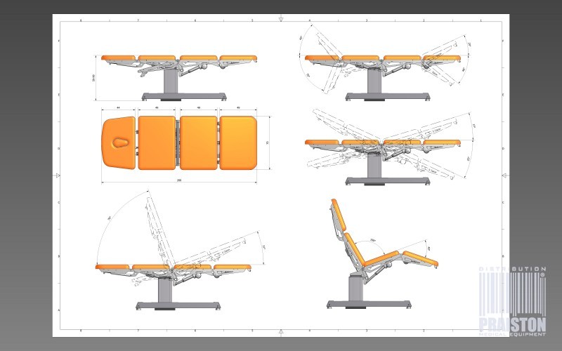 Stoły zabiegowe i do badań PRAISTON URBAN