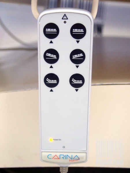 Stoły zabiegowe i do badań używane B/D CARINA OVALIA-MAX - Praiston rekondycjonowany