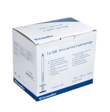 Strzykawki iniekcyjne Skalpel Luer lock Biomedico