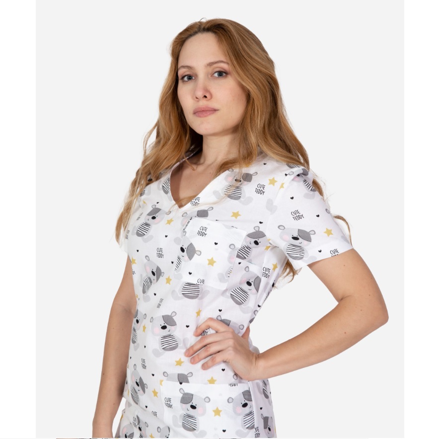 Sukienki medyczne Beretta Med. Laura Prints