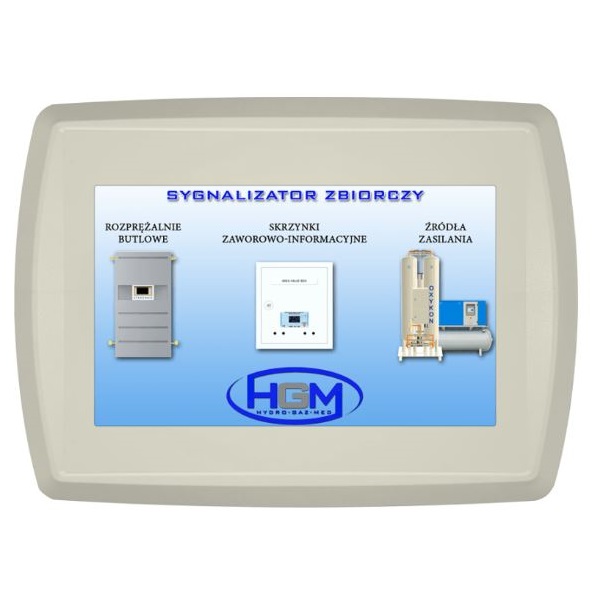 Sygnalizatory braku gazów medycznych Hydro-Gaz-Med S9