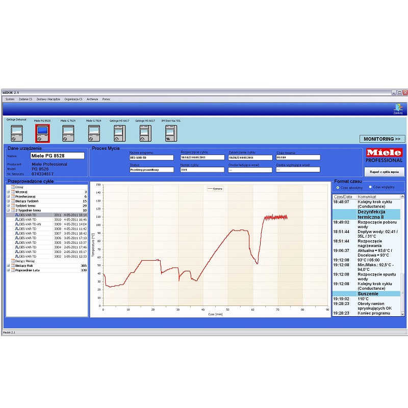 Systemy archiwizacji dla sterylizatorni ELMI MEDOK REC