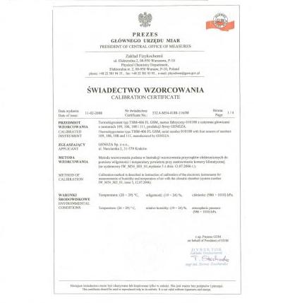 Systemy do monitorowania temperatury Geneza THM-406 S