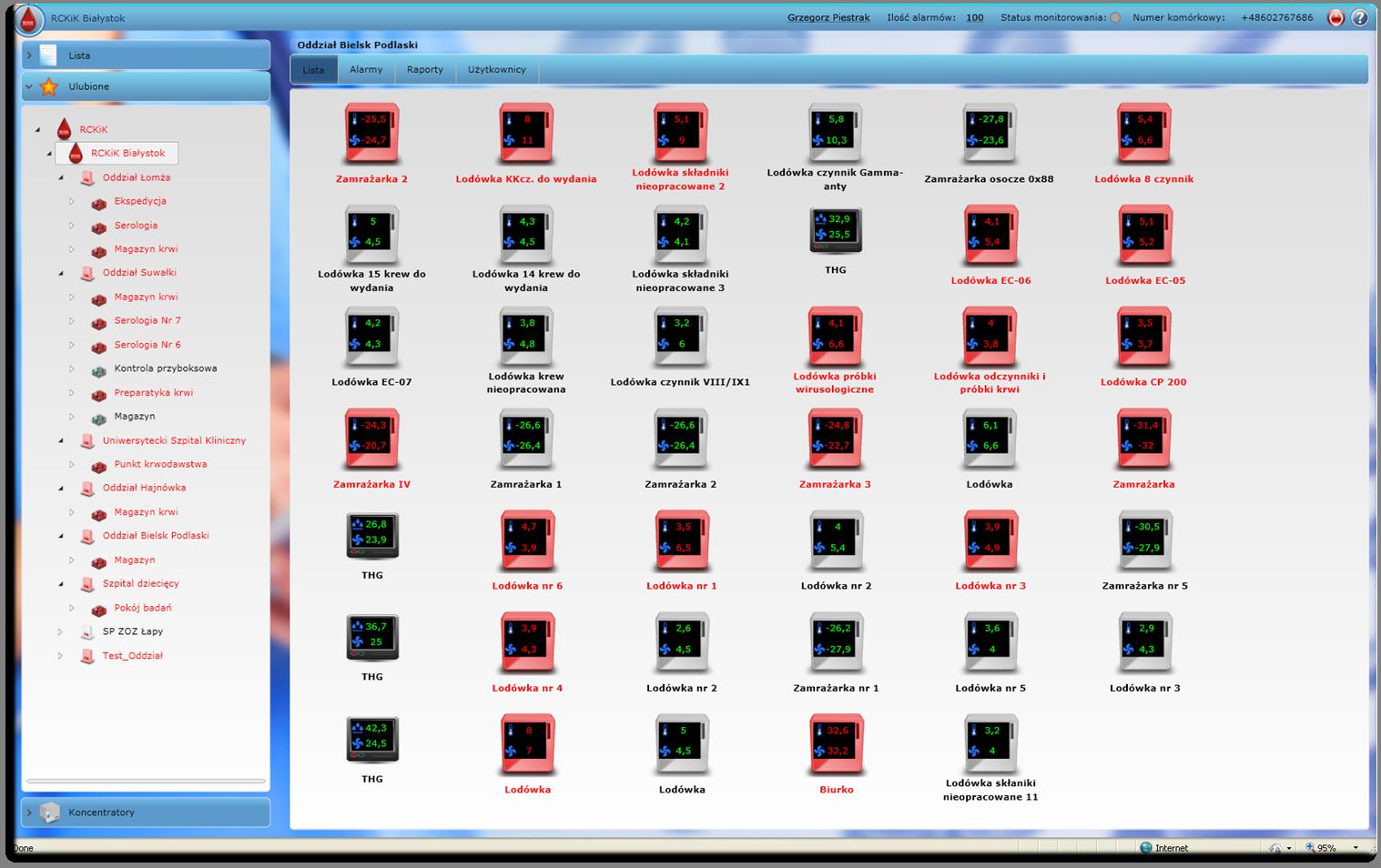 Systemy do monitorowania temperatury m2mteam Monitoring urządzeń stacjonarnych m2mteam