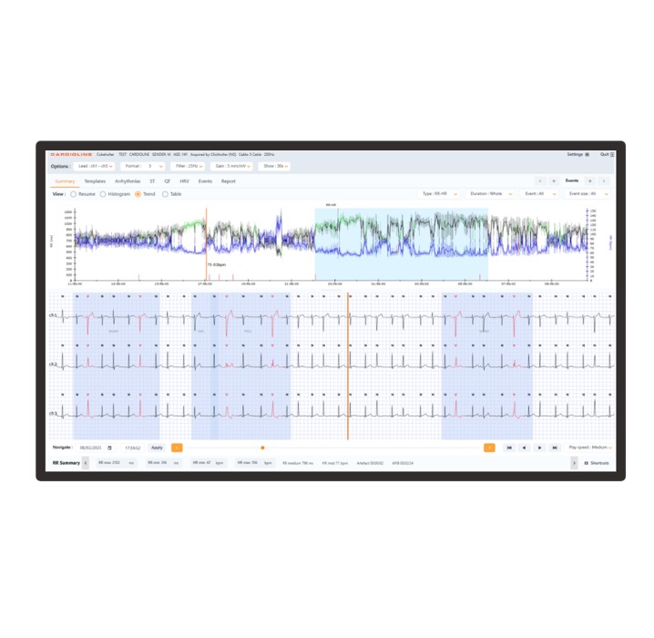 Systemy holterowskie EKG Cardioline Cubeholter