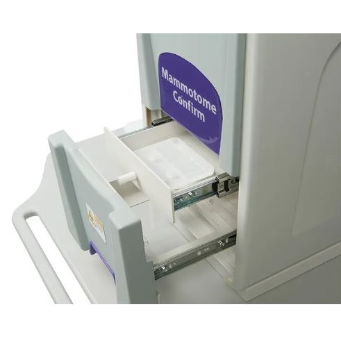 Systemy identyfikacji mikrozwapnień podczas biopsji piersi Mammotome Confirm