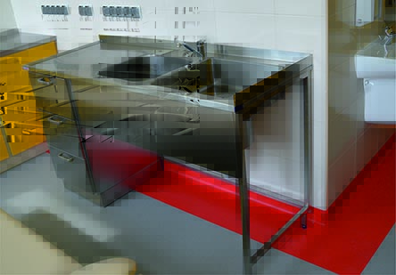 Systemy mebli modułowych KLAROMED ze stali kwasoodpornej