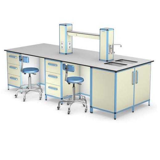 Systemy mebli modułowych TECH-MED Sp. z o.o. Wyspa TYP B