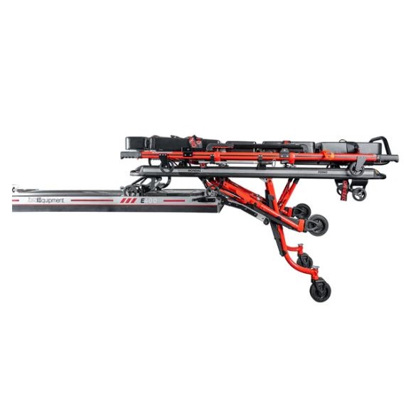 Systemy mocowania noszy w ambulansach Auto Ribeiro E400 LS