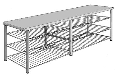 Szafki i ławki na obuwie Spółdzielnia Mechaników SMS ŁZO-12