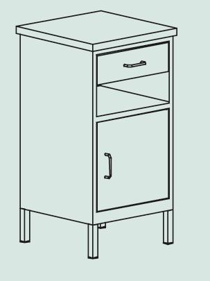 Szafki przyłóżkowe MALOW SZL 0604020601