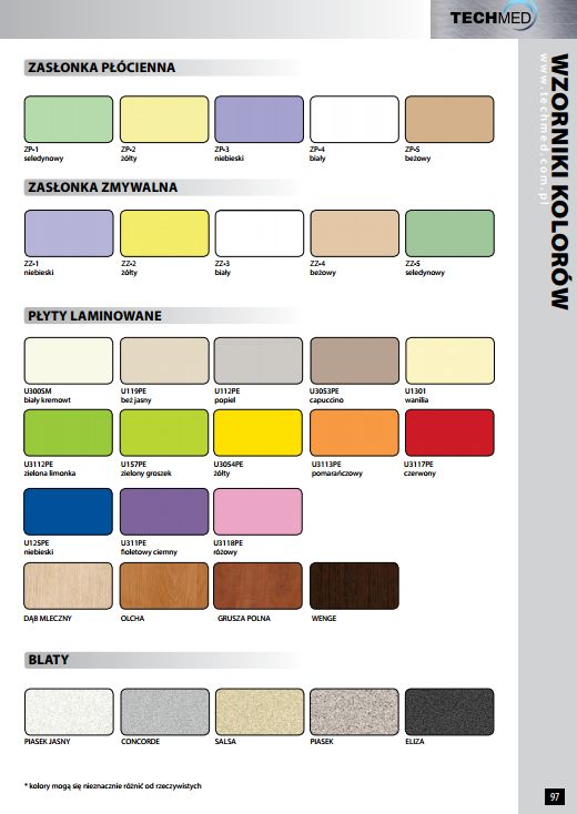 Szafki przyłóżkowe TECH-MED Sp. z o.o. WD-1/A