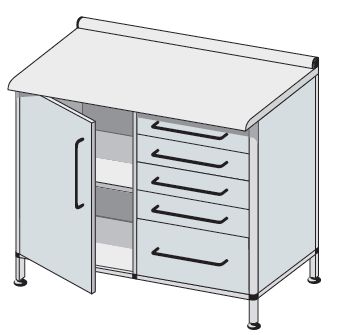 Szafki stojące TRIBO typ 3205