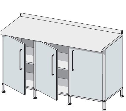 Szafki stojące TRIBO typ 3401