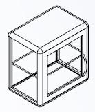 Szafki wiszące FORMED SW1DS/BS/L/60