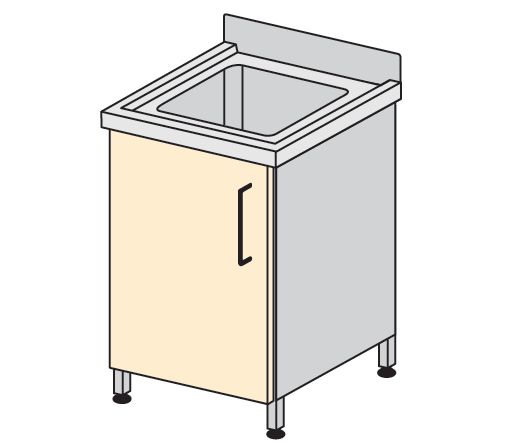 Szafki zlewozmywakowe TRIBO K 3000/02