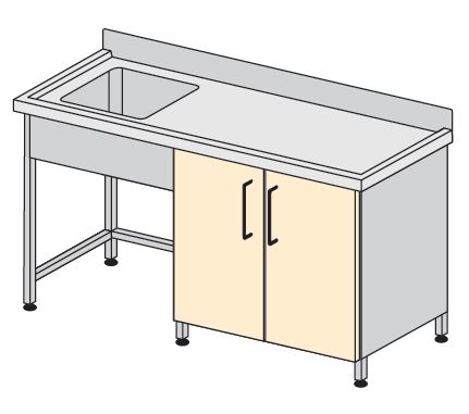 Szafki zlewozmywakowe TRIBO SK 3016/02