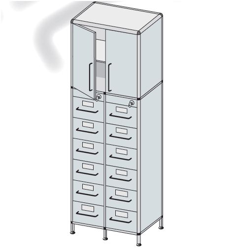 Szafy kartotekowe TRIBO typ 6205